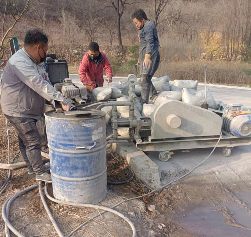 仙游路面下沉注浆